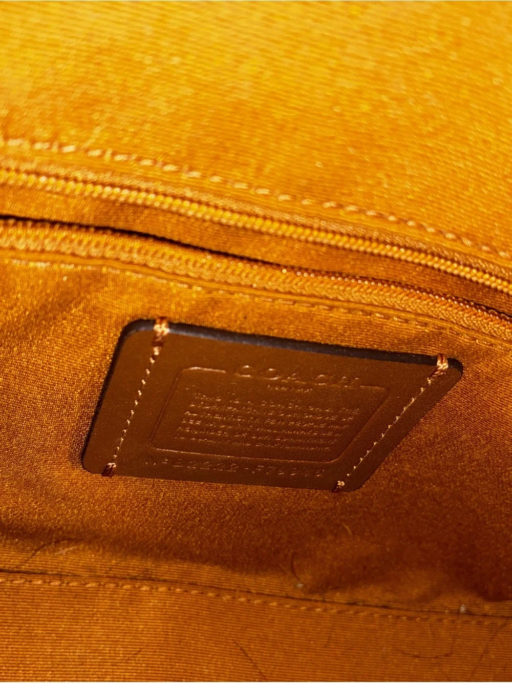 COACH White Leather Satchel with Gold Hardware